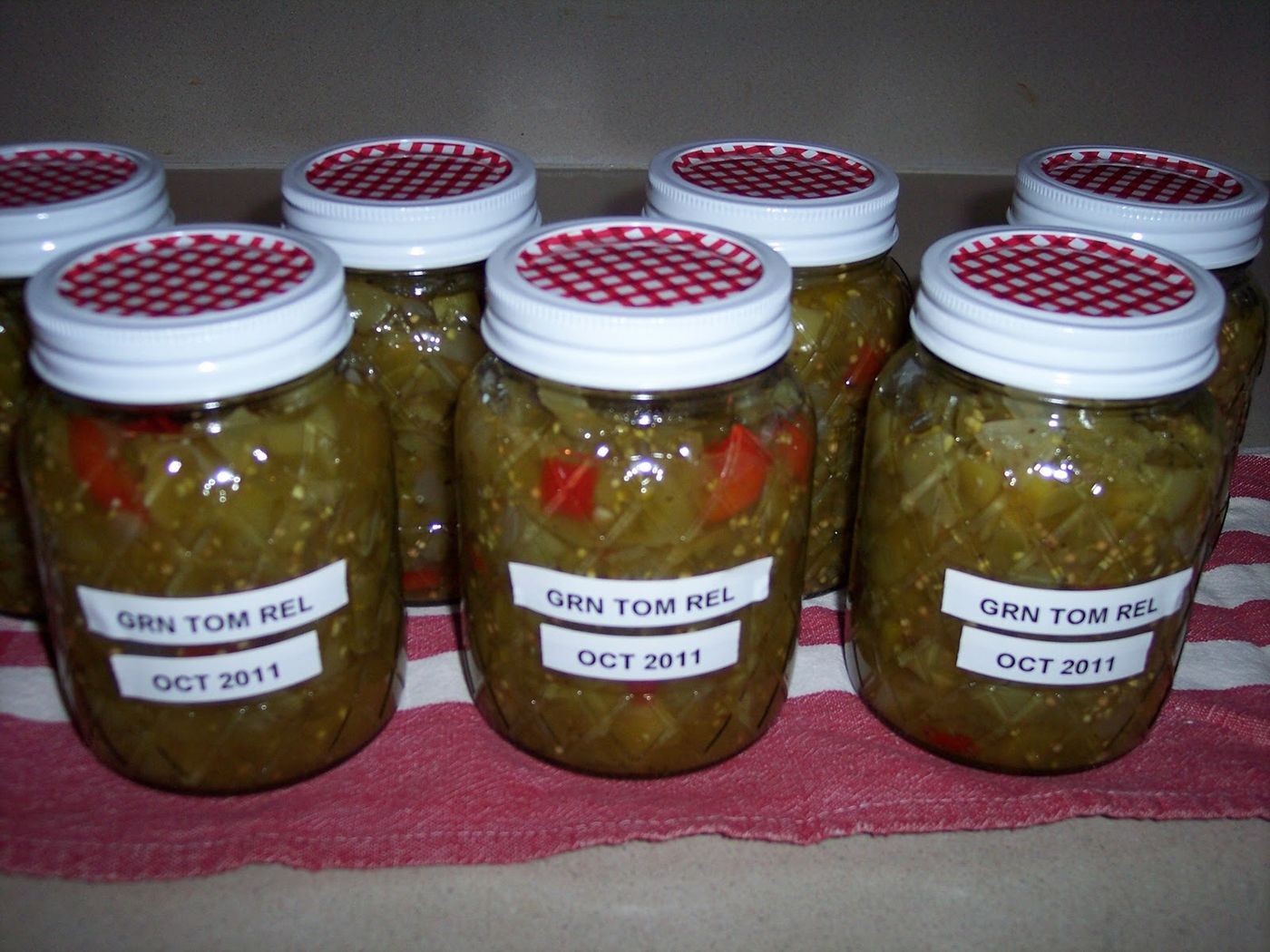 Green Tomato Relish | Stone Cottage Adventures