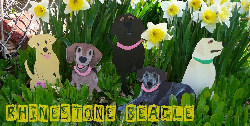 Rhinestone Beagle
