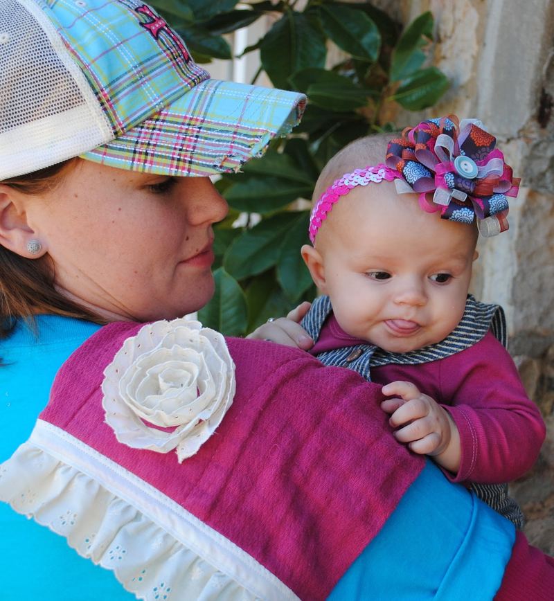 Burps Happen - Eyelet Rose Burp Cloth – photo 12