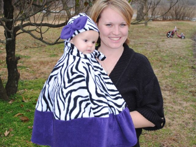Chubby Fashionista Zebra Cape