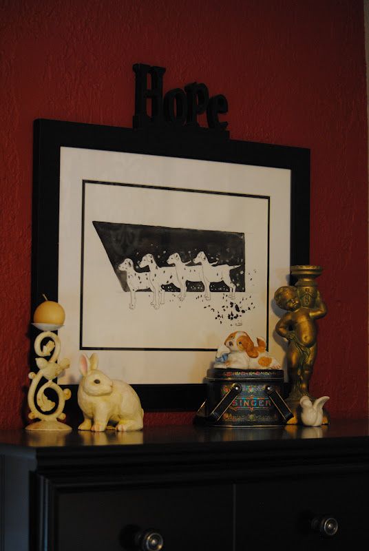 Black, White and Red Bedroom Makeover – photo 11