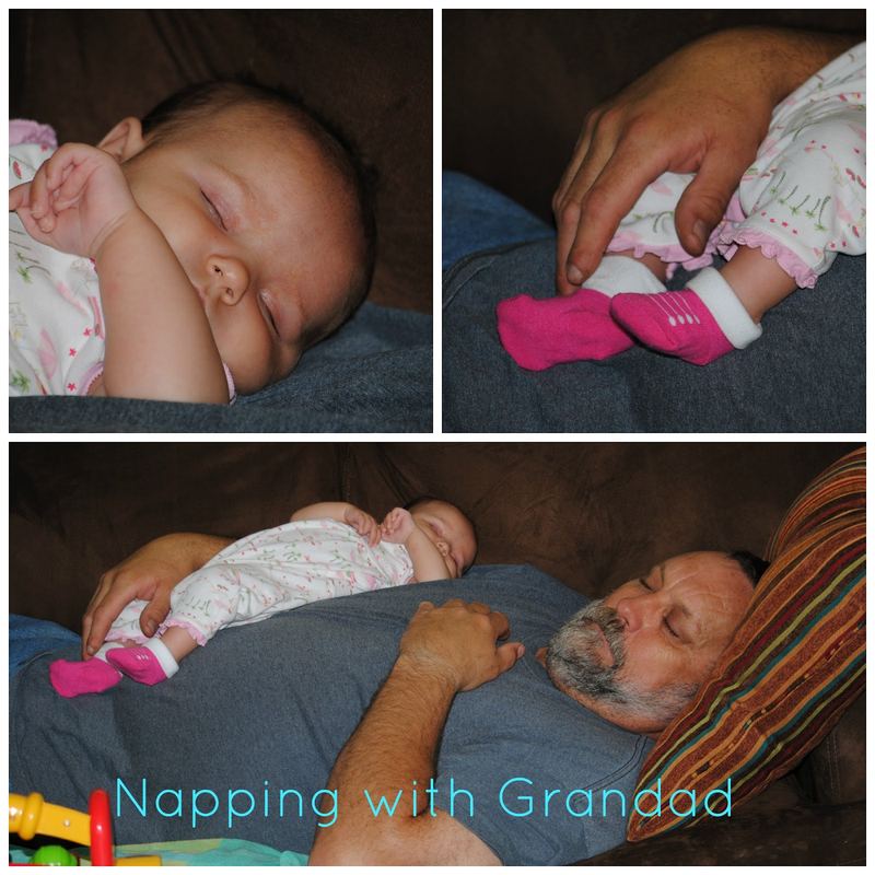 Napping with Grandad – photo 1