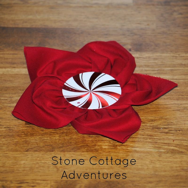 Fabric Poinsettias – photo 1