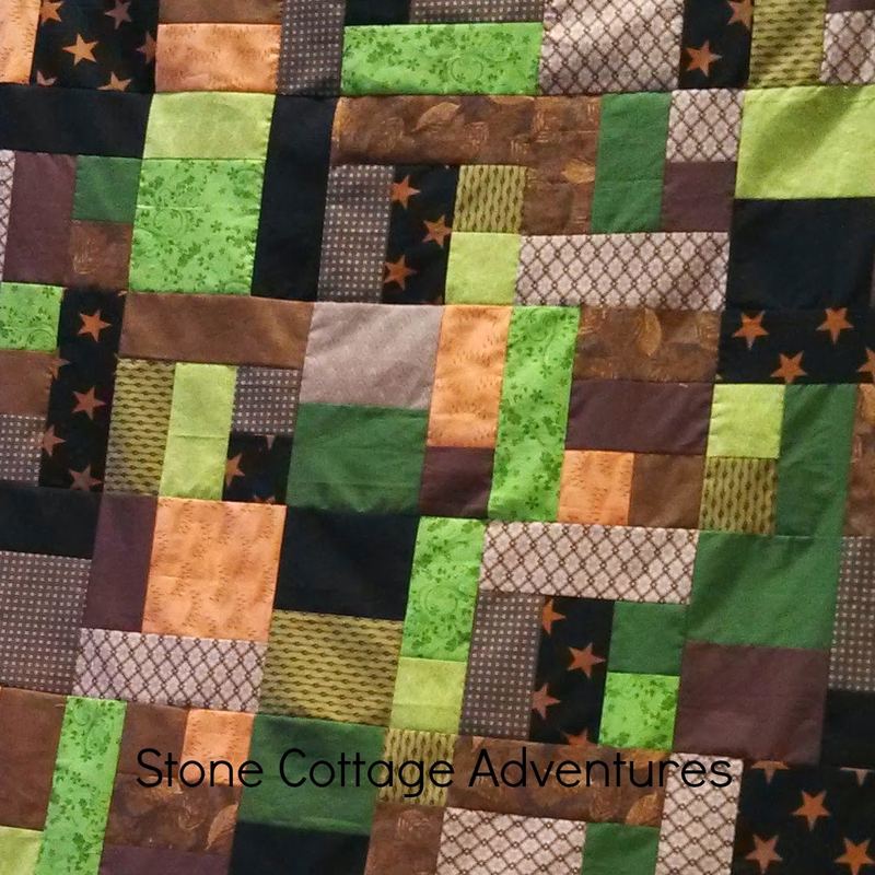 Jungle Camo Inspired Quilt Top – photo 3