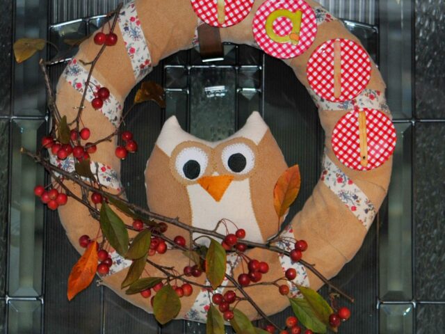 Interchangeable Wreath for Fall *HOOT*HOOT*