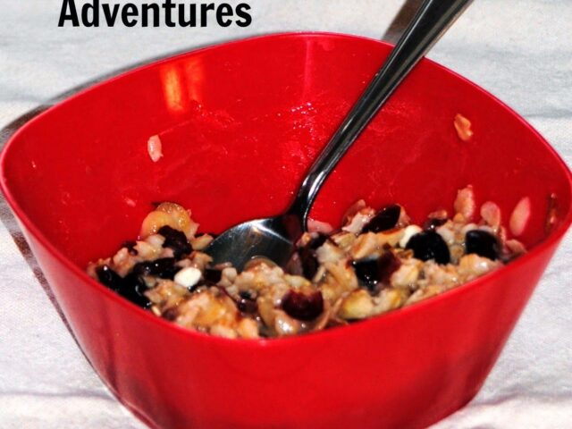 A New Twist on an Old Favorite – Cranberry, Almond and White Chocolate Oatmeal