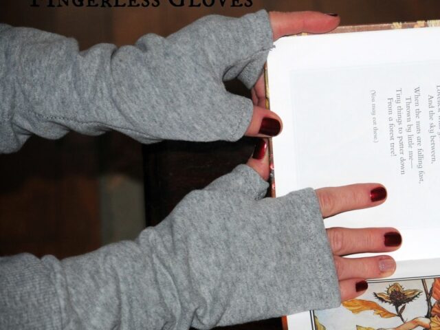 Cold Hands, Warm Heart DIY Fingerless Gloves