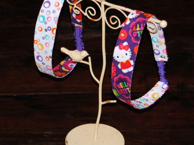 Reversible Headbands in Purple