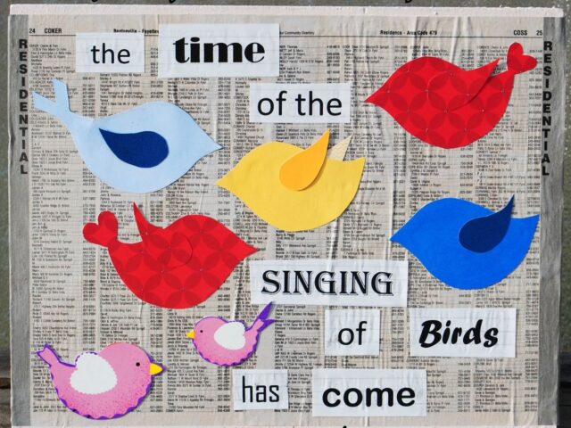 {Part 2} Spring Plaques Inspired by Song of Solomon 2:12
