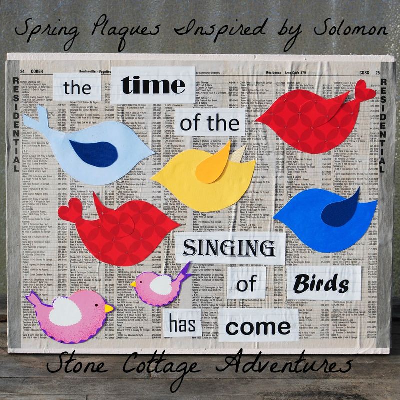 {Part 2} Spring Plaques Inspired by Song of Solomon 2:12 – photo 1