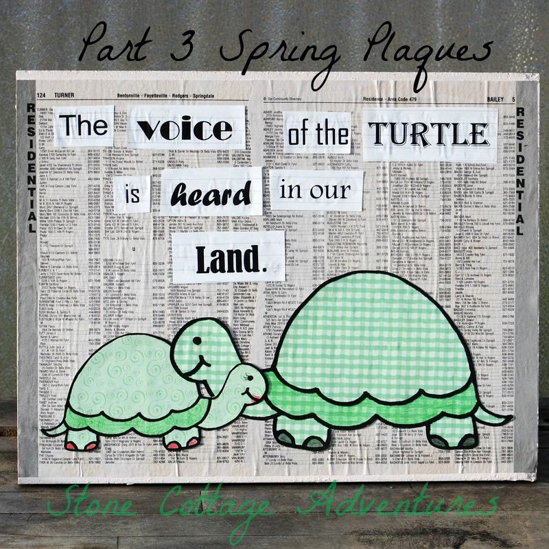 {Part 3}  Spring Plaques Inspired by Song of Solomon 2:12 – photo 1