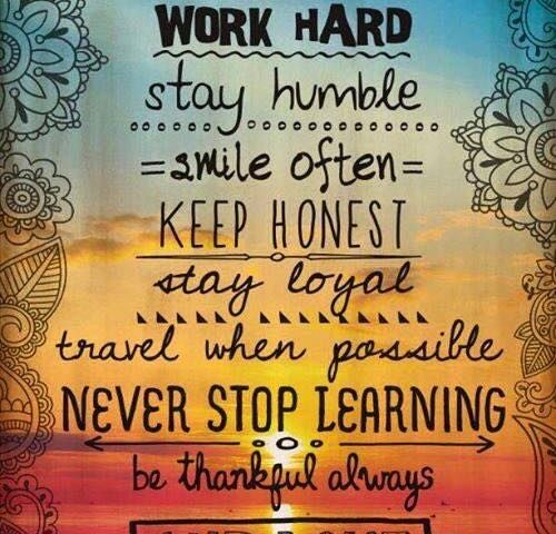 Be Humble and Have a Beautiful Soul