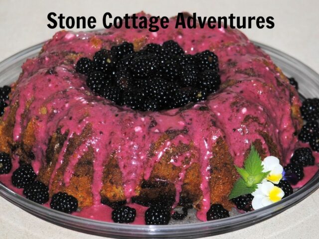 Blackberry Swirl Pound Cake