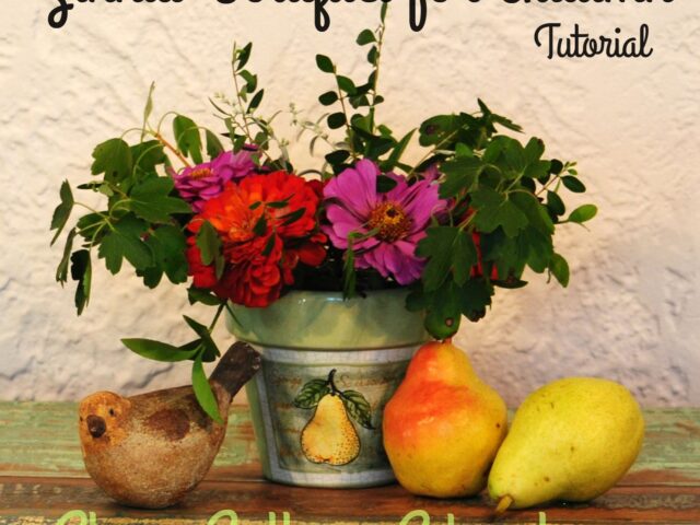 Zinnia Bouquet for Autumn Tutorial