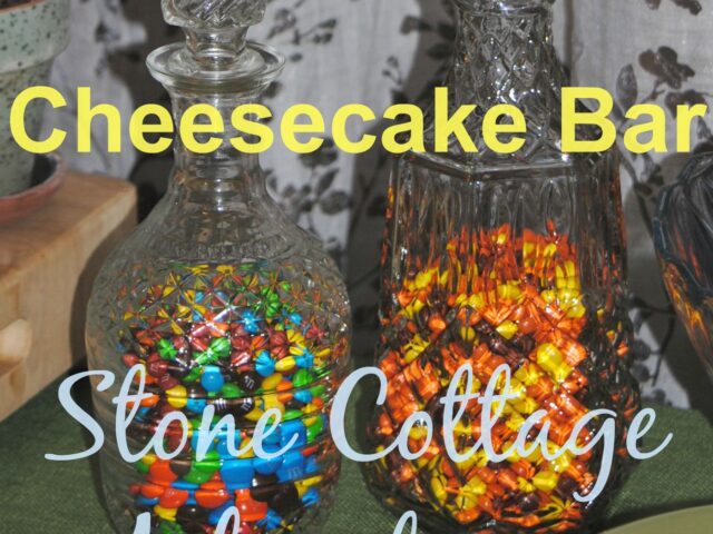 Cheesecake Bar for a Boy’s Baby Shower