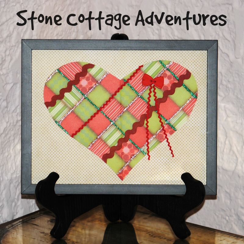 Framed Patchwork Heart – photo 10