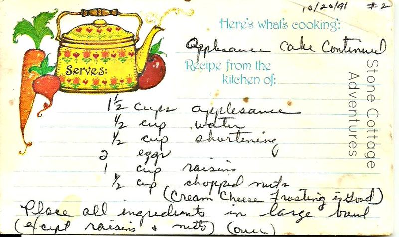 Favorite Family Recipe - Applesauce Cake and Fruit Cake β photo 5