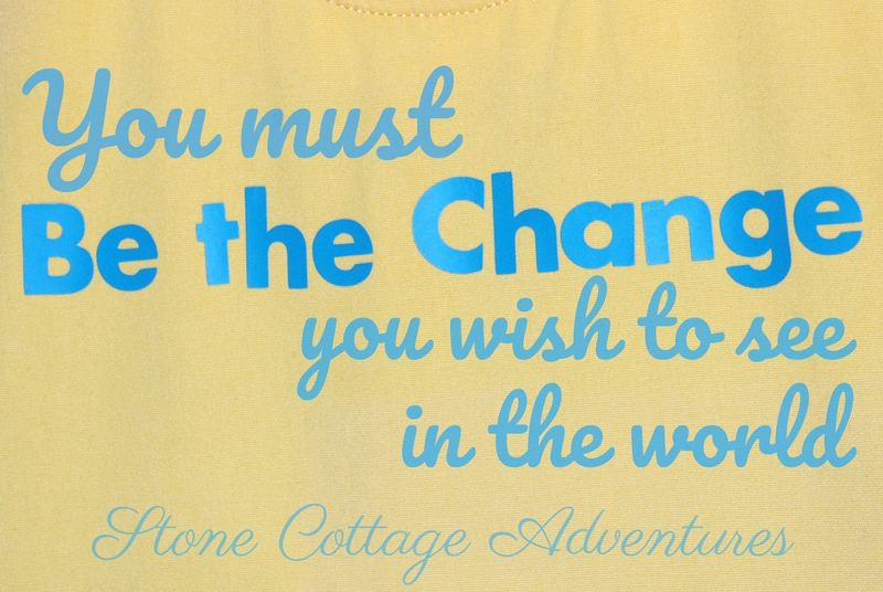 Be the Change Tote Bag Upcycle – photo 1