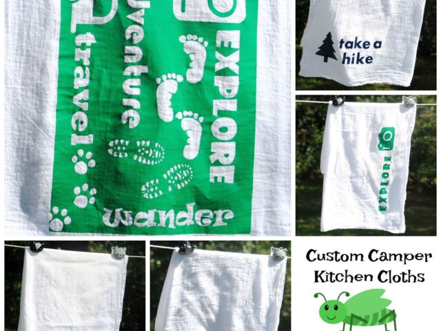Custom Camper Kitchen Cloths – Dollar Store Craft Challenge