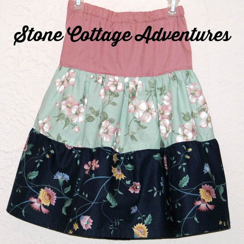 Gathered Skirt & Monthly De Stash Challenge – photo 1