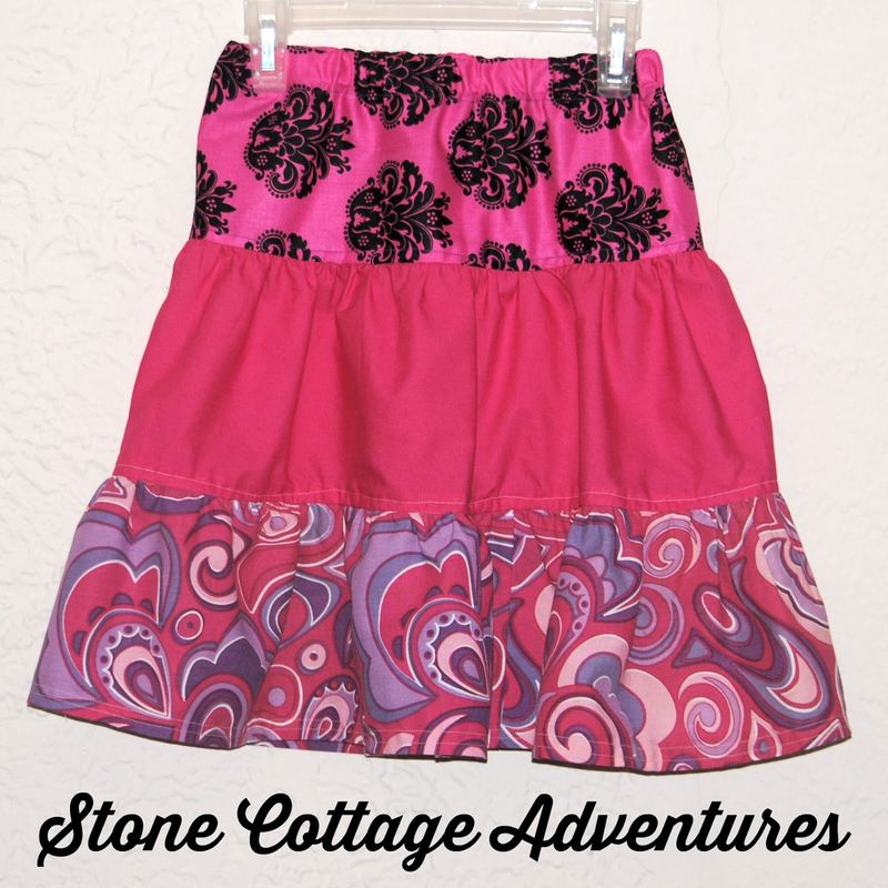 Gathered Skirt & Monthly De Stash Challenge – photo 4