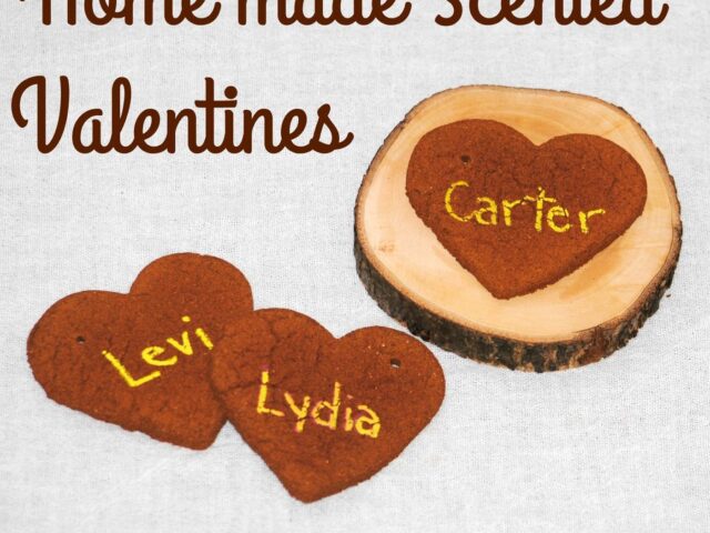 Home made Scented Valentines