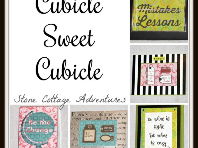 Cubicle Sweet Cubicle – De stash Challenge Blog Hop