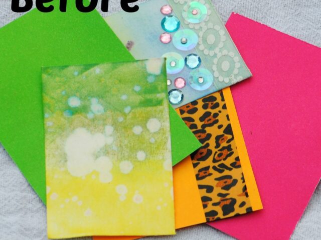 Artist Trading Cards for the De Stash Challenge