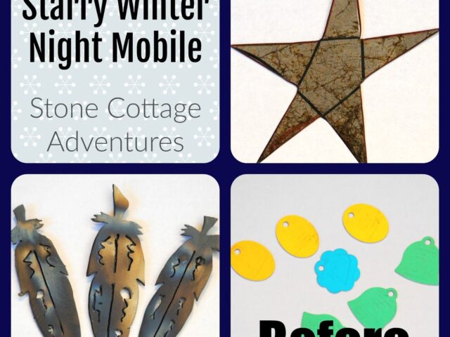 Starry Winter Night Mobile – Upcycle Challenge