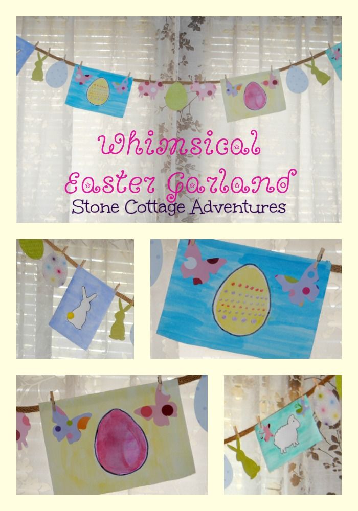 Whimsical Easter Garland for De Stash Challenge β photo 7