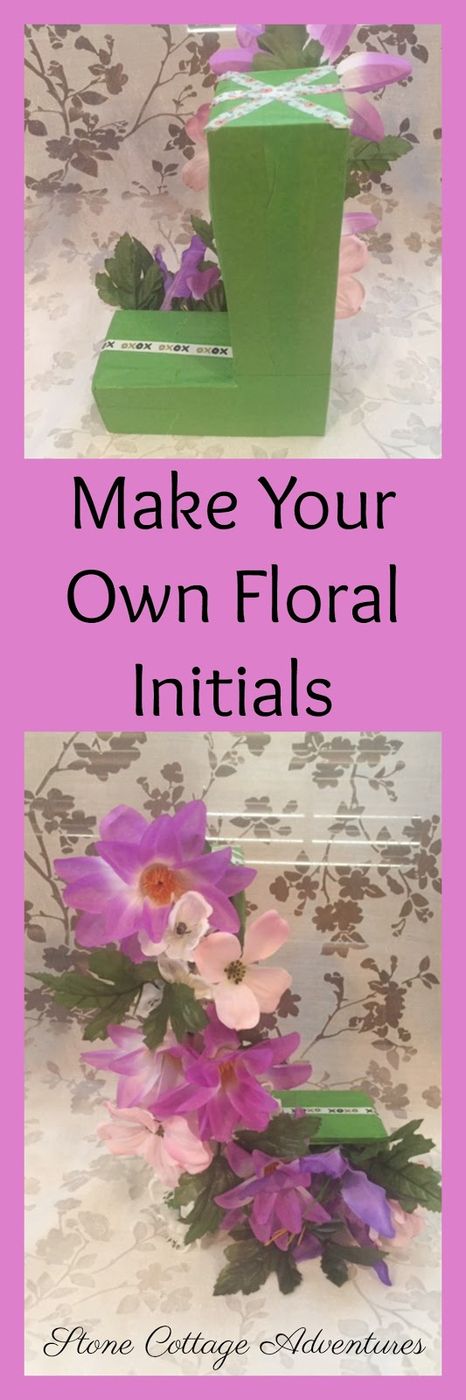 Make Your Own Floral Initials – photo 1