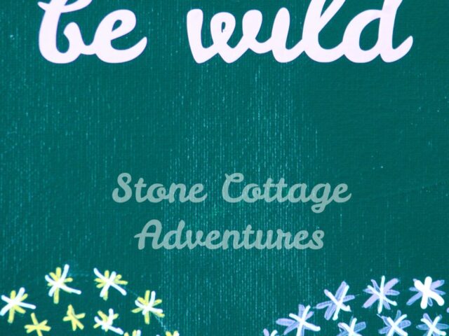 Be Wild Canvas * August Pinterest Challenge