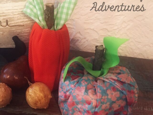 Fabric Pumpkins for September’s Upcycle Challenge