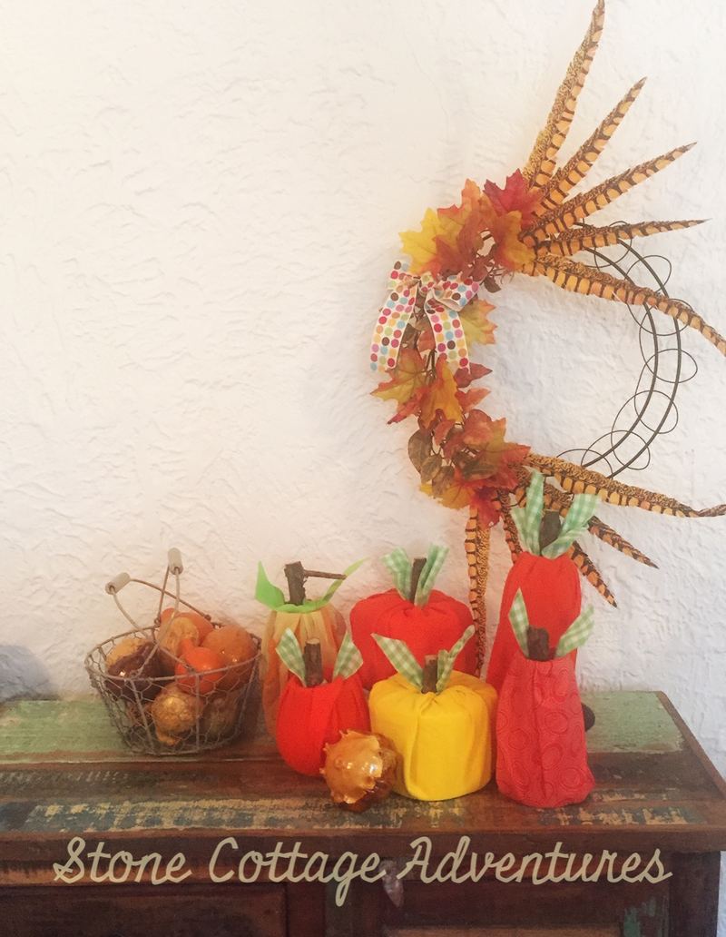 Fabric Pumpkins for September's Upcycle Challenge – photo 4