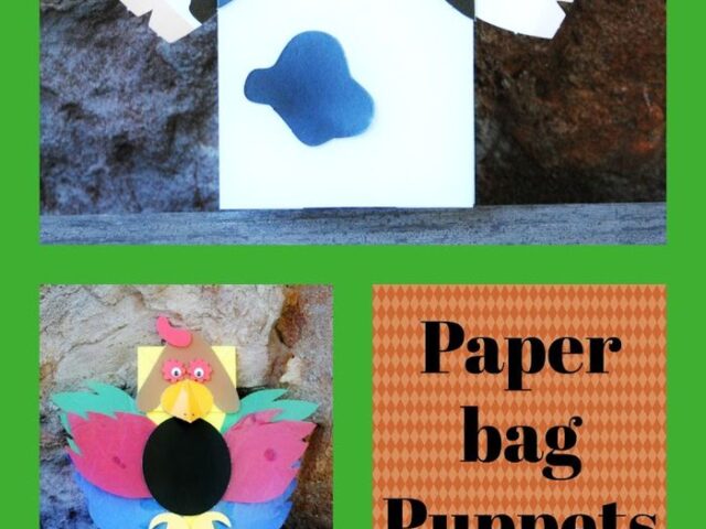 Paper Bag Puppets fit for One Acre Farmers