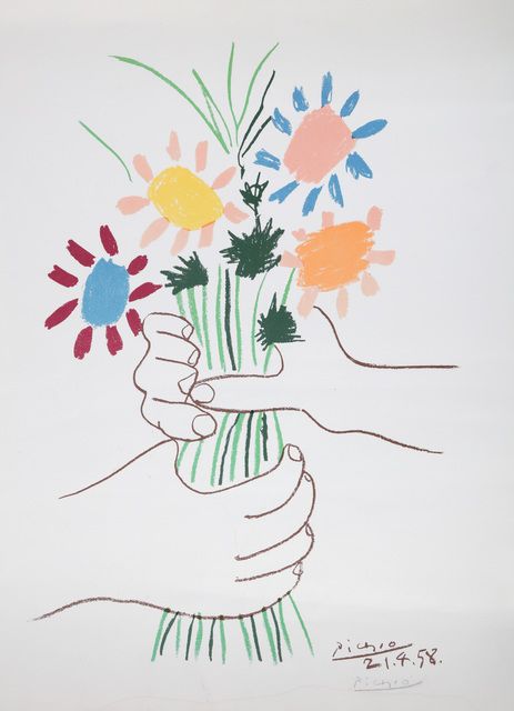My Attempt at Picasso's Peace Bouquet – photo 1