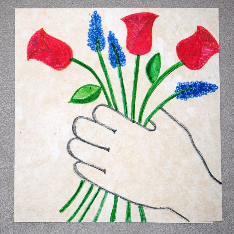 My Attempt at Picasso's Peace Bouquet – photo 3