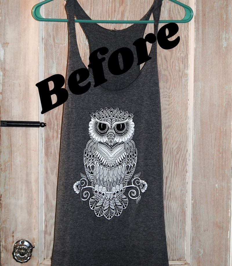 T-Shirt Makeover, OK.  OK.  It's actually a Tank Top Makeover – photo 1