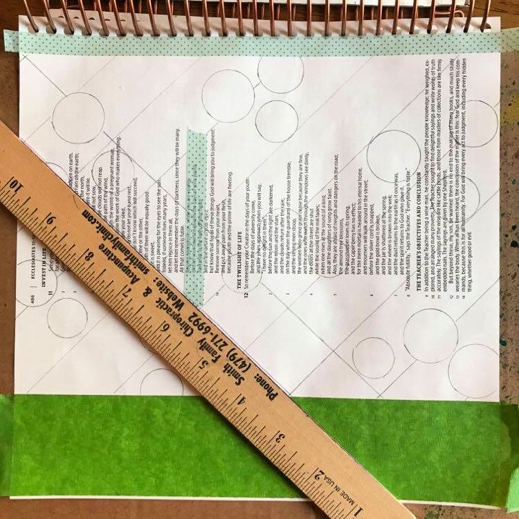 Sort of Silent Saturday Bible Journaling Page – photo 3