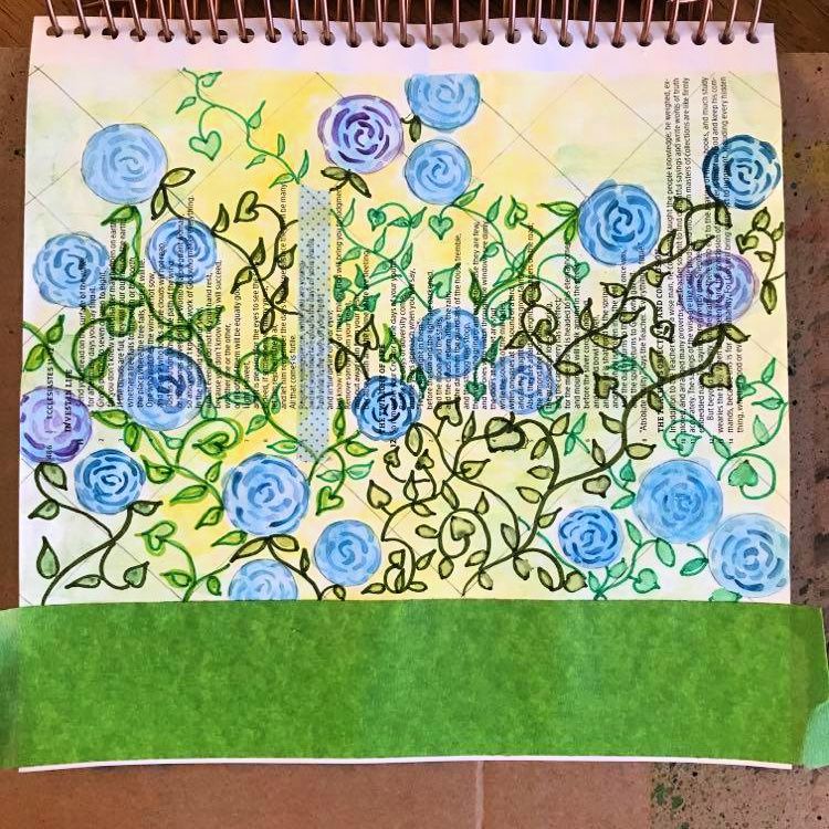 Sort of Silent Saturday Bible Journaling Page – photo 4