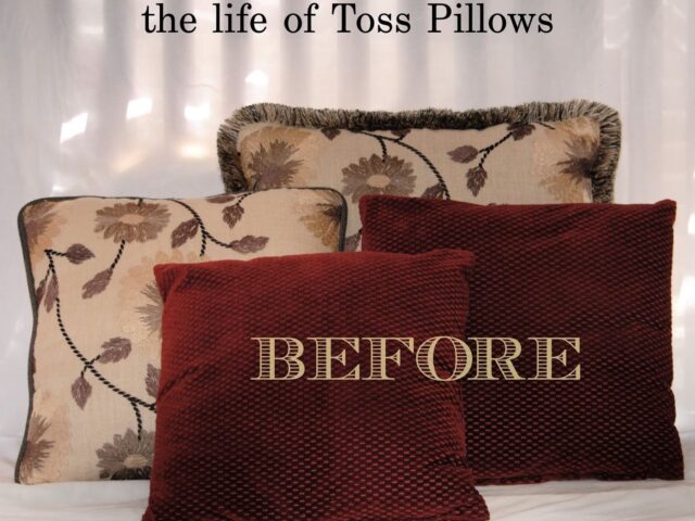 Stretching the Life of Toss Pillows