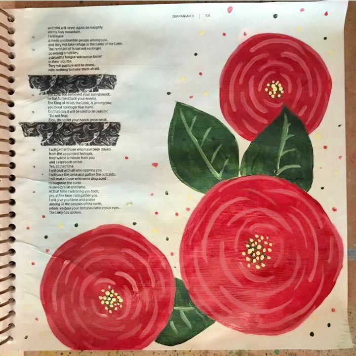 A Tutorial for Bible Journaling Simple Circle Flowers – photo 13