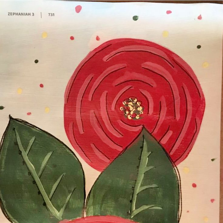 A Tutorial for Bible Journaling Simple Circle Flowers – photo 14