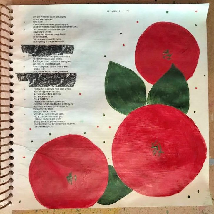 A Tutorial for Bible Journaling Simple Circle Flowers – photo 8