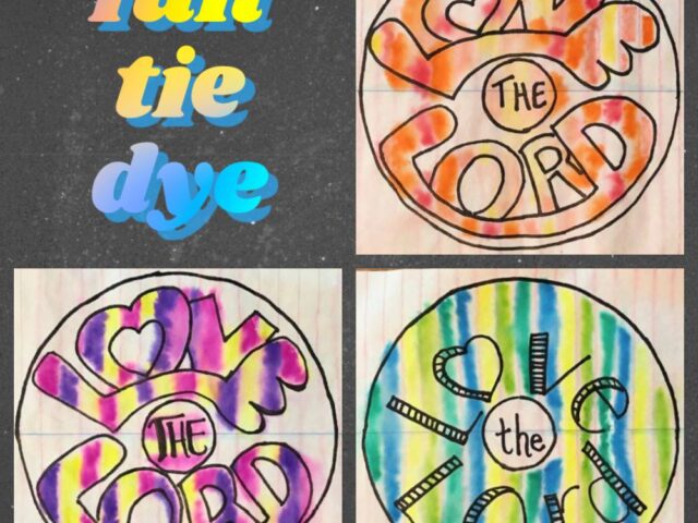 Fun Tie Dye Bible Journaling Tutorial