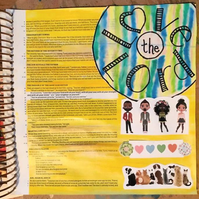 Groovy Bible Journaling Page – photo 1