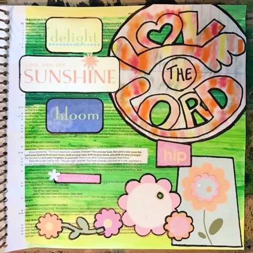 Groovy Bible Journaling Page – photo 4