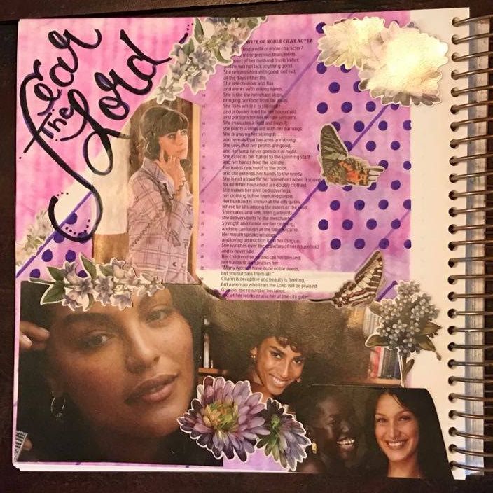 Bible Journaling with Up Cycled Images. OK, OK. It's Junk Mail – photo 1