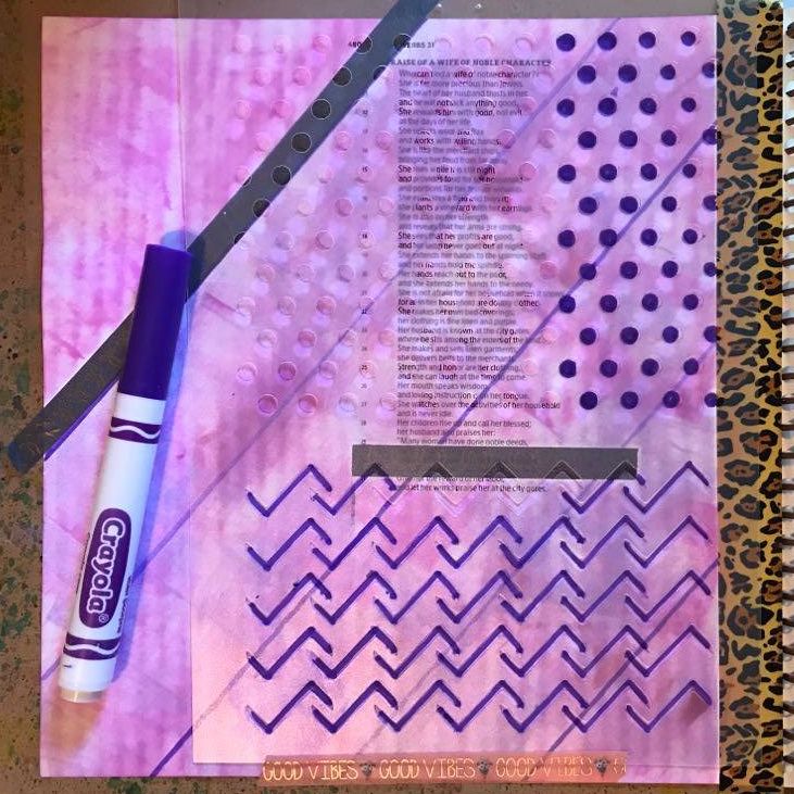 Bible Journaling with Up Cycled Images. OK, OK. It's Junk Mail – photo 7