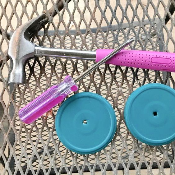 Re Purposing Jars into Pretty Vanity Organizers – photo 3